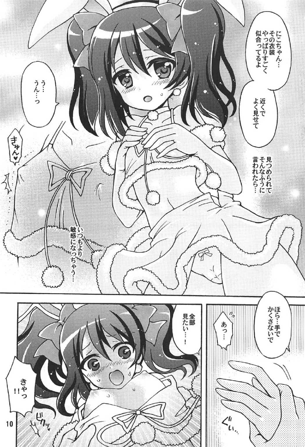 (Bokura no Love Live! Shinnenkai 2017) [Kuromori-ya (Kuromori Yako)] Nico-chan to Usagi Date (Love Live!) page 9 full