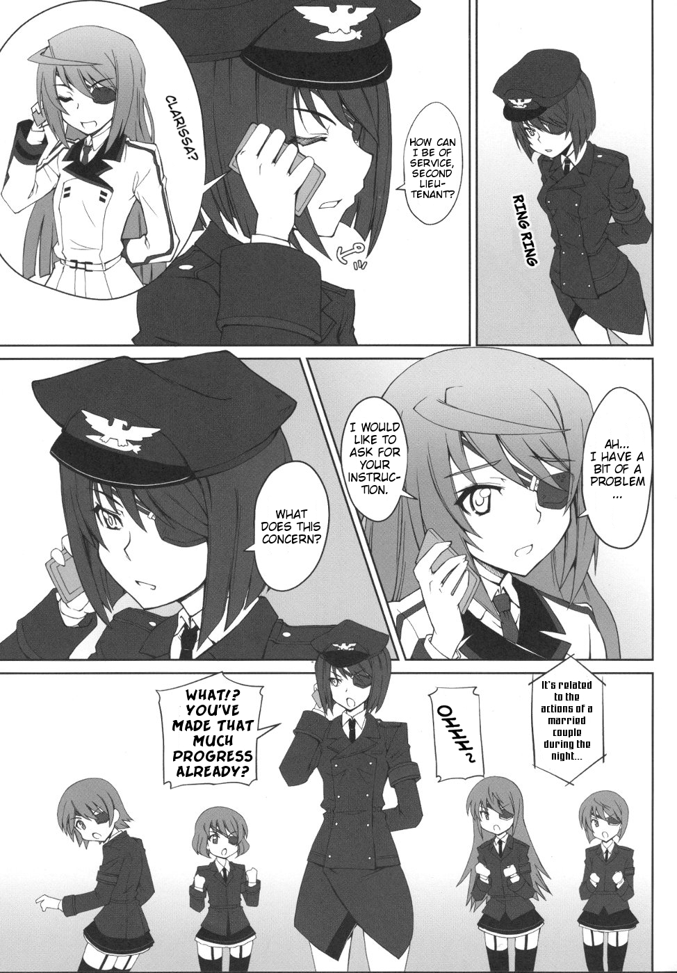 (COMIC1☆5) [i.r.o.Zi (Mutsuki Ginji, Aoi Shinji)] LOVE&3PEACE (IS <Infinite Stratos>) [English] [Kibitou4Life] page 4 full