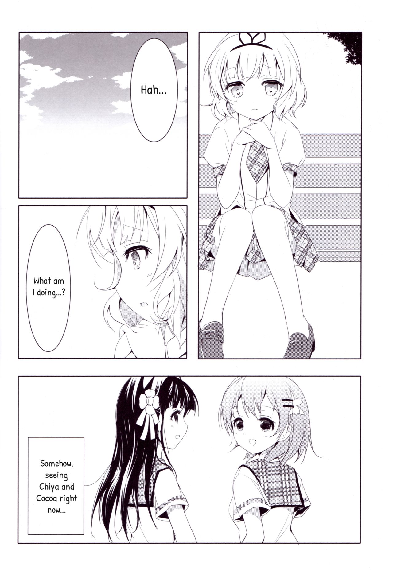 (C88) [Eins (Amahara Mizuho)] Amami na Sabishigariya Usagi | My Sweet Lonely Rabbit (Gochuumon wa Usagi desu ka?) [English] [p106] page 7 full