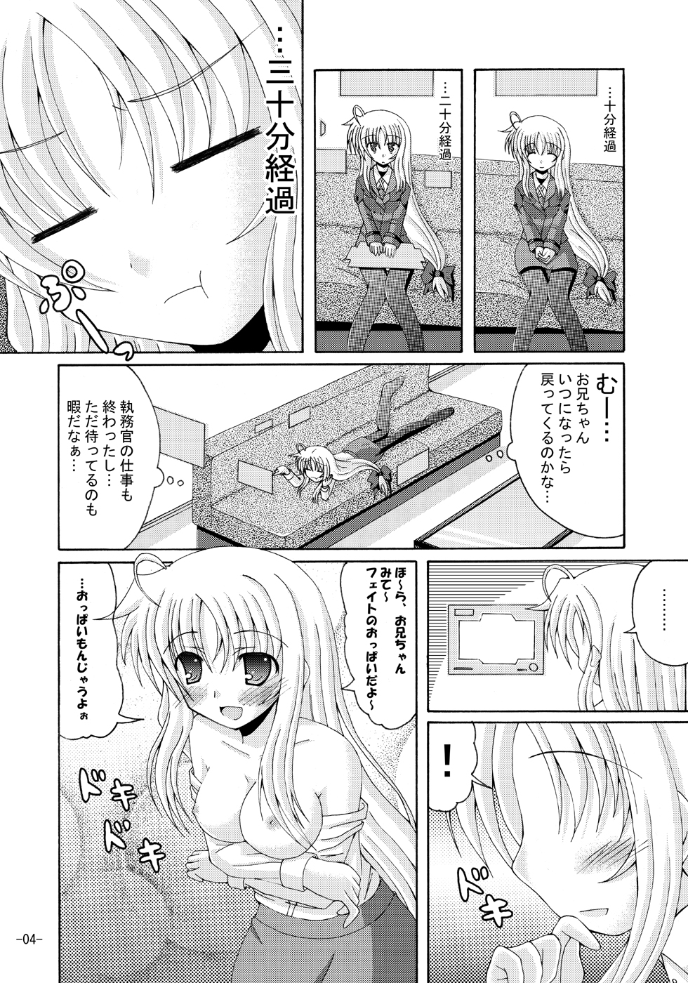 [Dream Project (Yumeno Shiya)] Lyrical Magical Ecchi na Fate-san wa Suki? (Mahou Shoujo Lyrical Nanoha) page 3 full