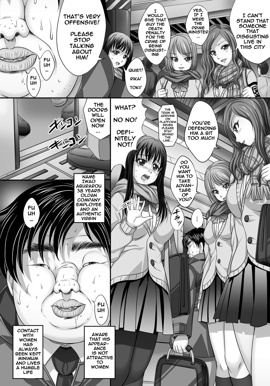 [Nao Takami] Busamen ga Tsuukin Densha no Jikan o Tomete JK ni xx (Hitozuma Saimin Enkou) [English] [naxusnl] [Digital] page 2 full