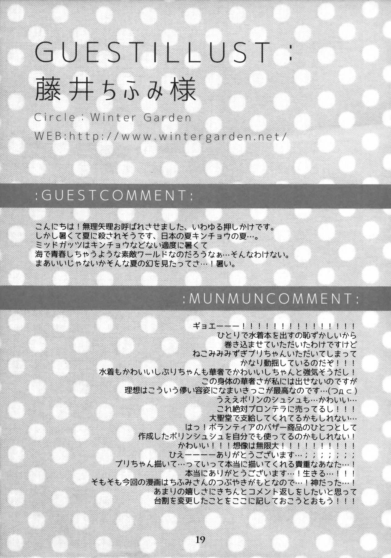 (C88) [Shoujo Zukin (Hatomugi Munmun)] Daiseidou Kounin no Atarashii Mizugi (Ragnarok Online) page 18 full