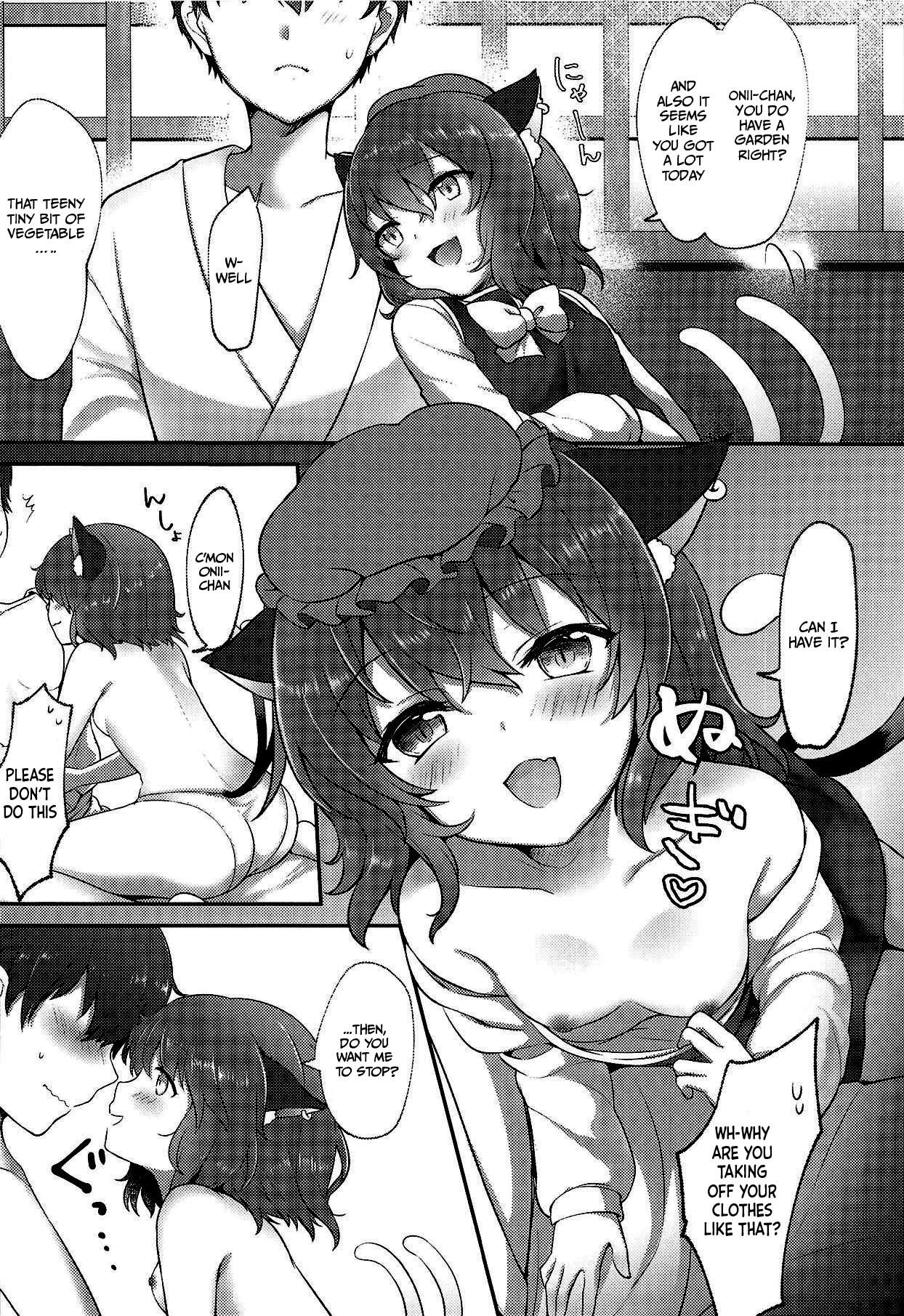 (Meikasai 13) [Kingyo Origin (Kayama Rim)] Neko no Ongaeshi | A Cat's Repayment (Touhou Project) [English] [DKKMD Translations] page 5 full