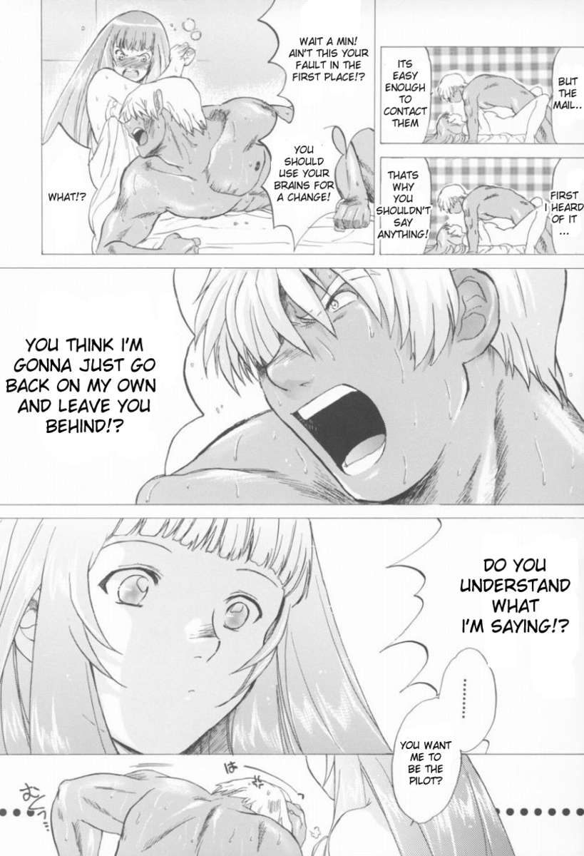 (C64) [Toko-ya (Kitoen)] Yukuzo! Aumaan Daikessen!! Gojitsudan (Zone of the Enders) [English] {Sandwhale} page 62 full