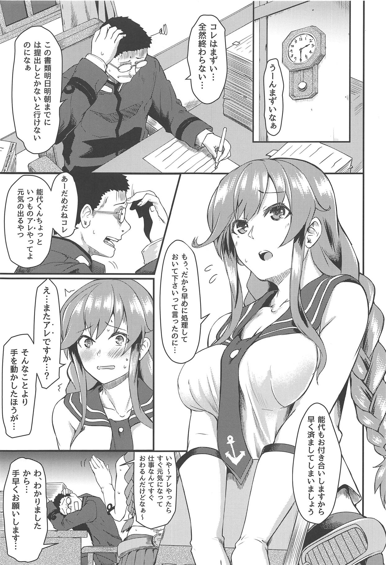 (C95) [Hx3I (Hirano Kawajuu)] Noshiro Therapy (Kantai Collection -KanColle-) page 2 full