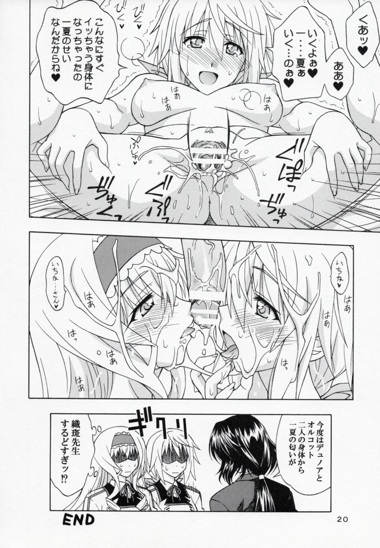 (C81) [Geiwamiwosukuu!! (Karura Syou)] C.C+ (IS <Infinite Stratos>) page 19 full