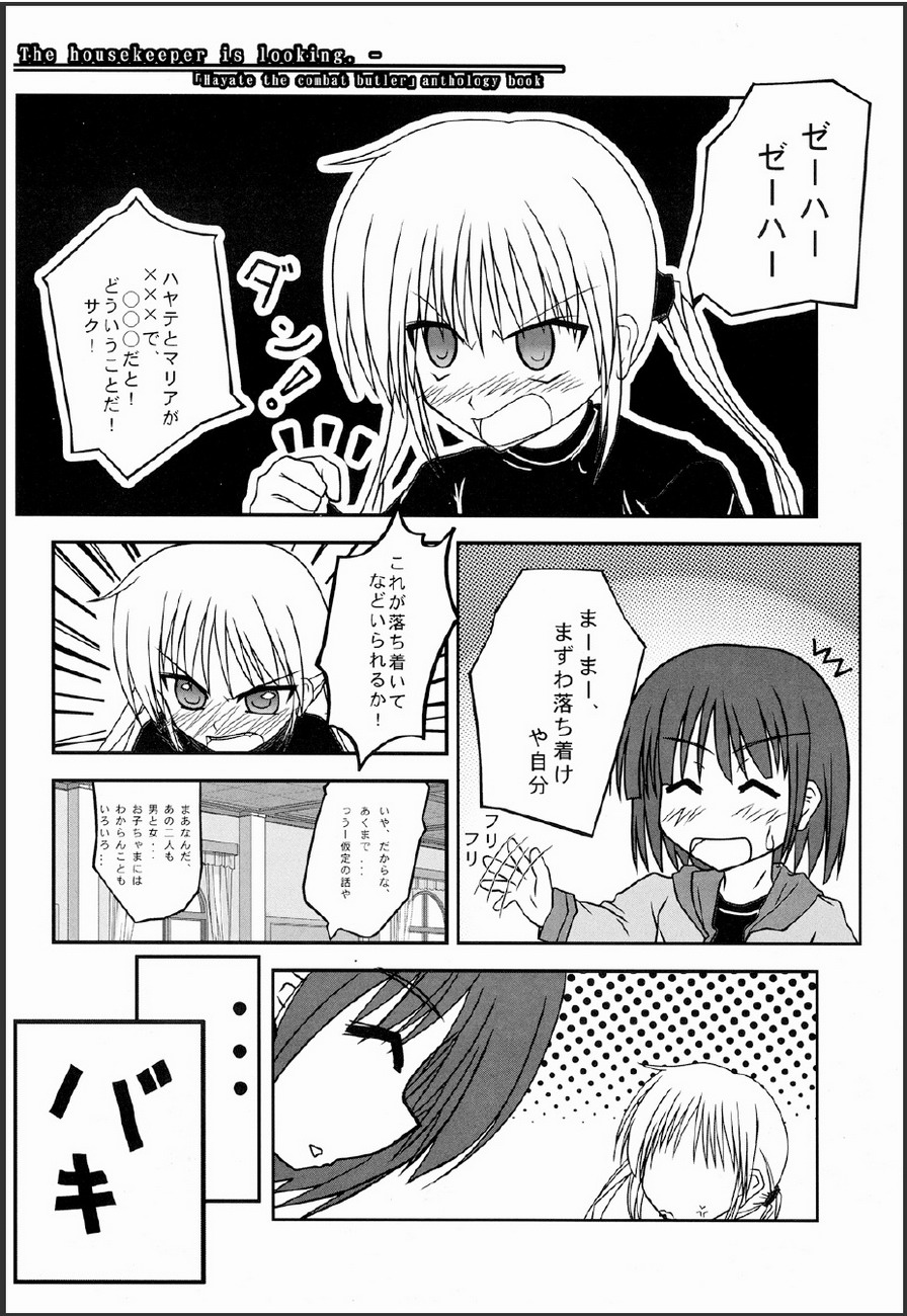 (C75) [Kairaku Shuudan (Katou Kakashi)] Kaseifu-san ga Miteru 2 (Hayate no Gotoku!) page 11 full