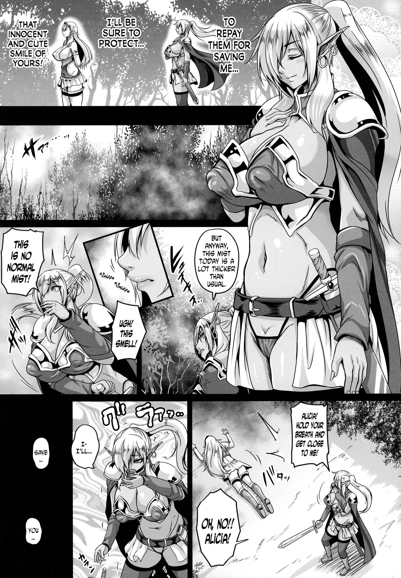 (C91) [Tiramisu Tart (Kazuhiro)] Reishuu no Dark Elf [English] [N04h] page 5 full