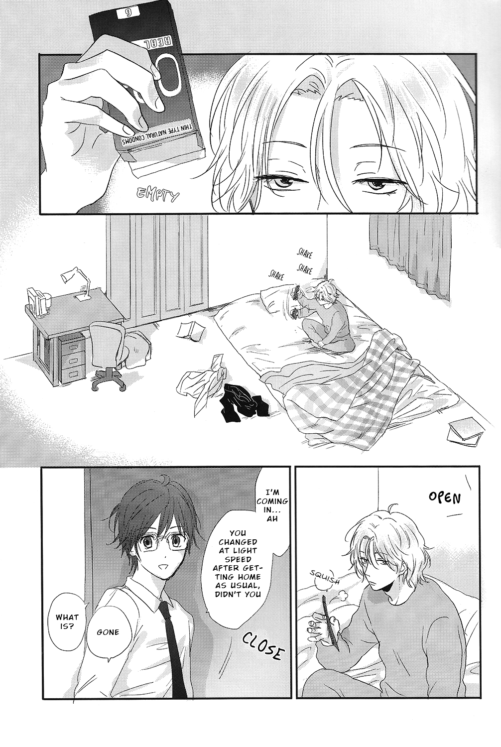 (Muteki no LOVE Prince) [ajiMi (Maiji)] Suki Suki Skin (Binan Koukou Chikyuu Bouei-bu LOVE!) [English] [ebil_trio] page 2 full