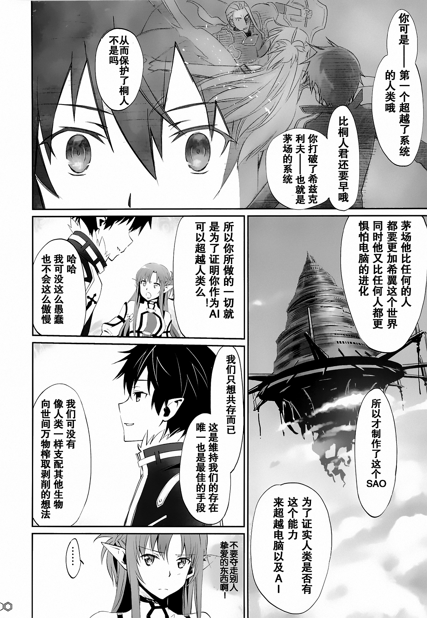 (C89) [Bloody Okojo (Mojyako, Caviar)] turnover (Sword Art Online) [Chinese] [R与紫之上汉化] page 10 full