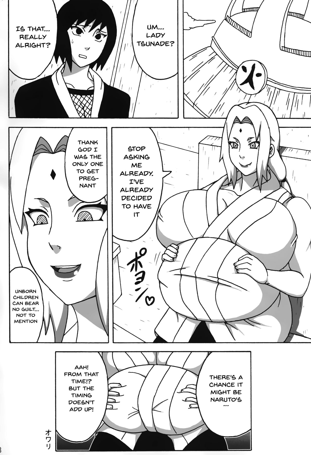 (C95) [Naruho-dou (Naruhodo)] Tsunade no In Kangoku Stars | Tsunade's Lewd Prison Stars (Naruto) [English] {Doujins.com} page 39 full
