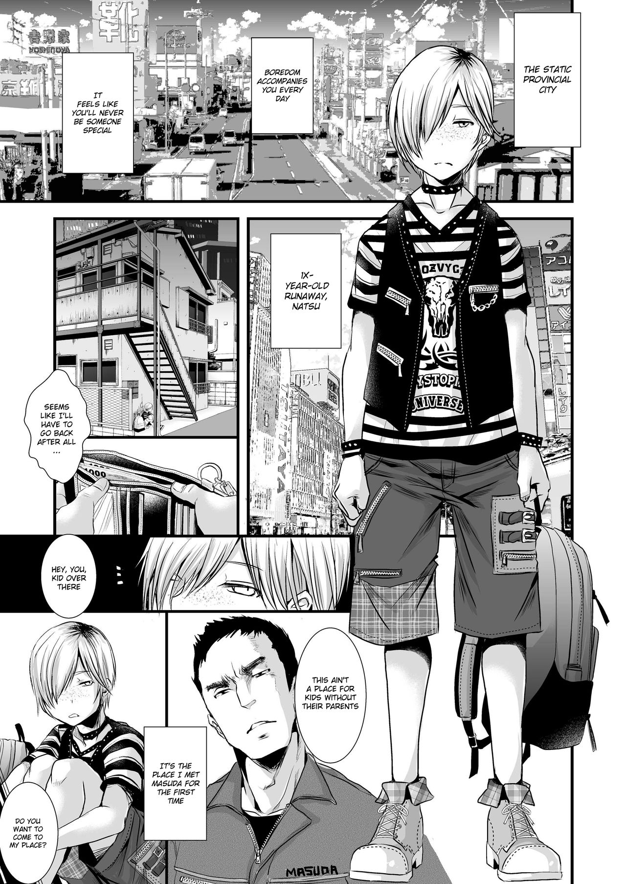 [Atelier Dr.HEAD’S (Katou Chakichi)] Iede Jounen Mucchiri Ketsuman Hitodumaka Keikaku | Runaway Boy’s Fleshy AnalC*nt-ification Project [English] {Hennojin} [Digital] page 5 full