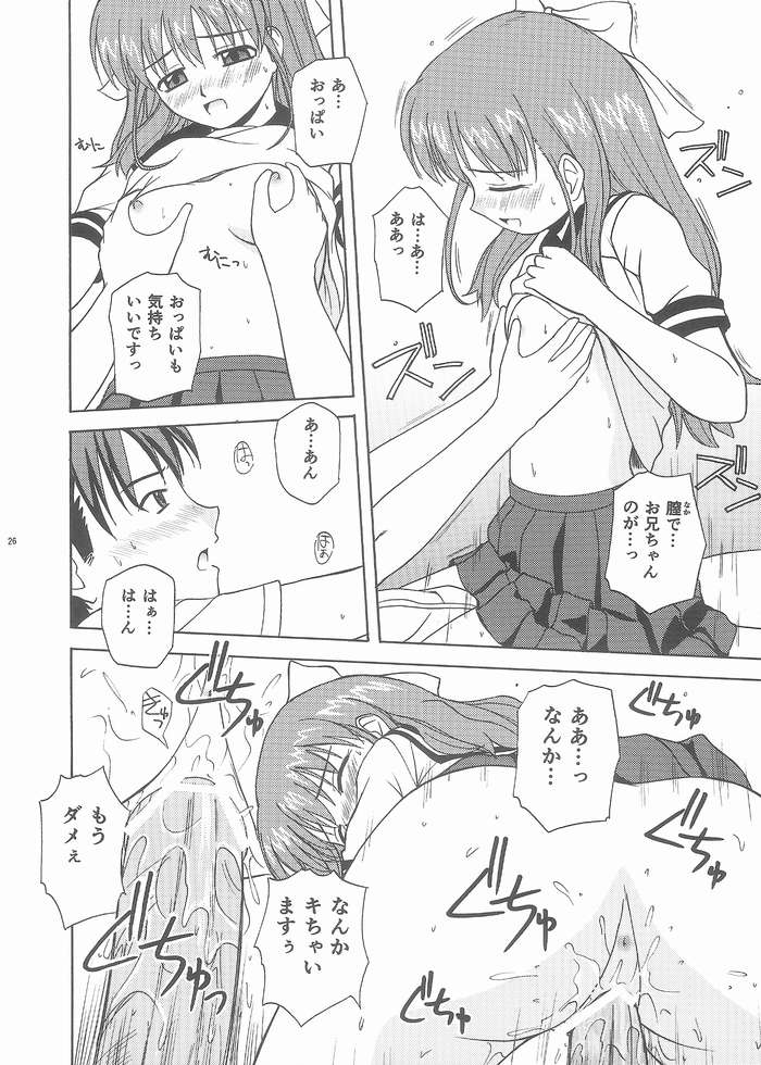 (C65) [G-SCAN CORP. (Satou Chagashi)] One Love Twins (Onegai Twins) page 25 full