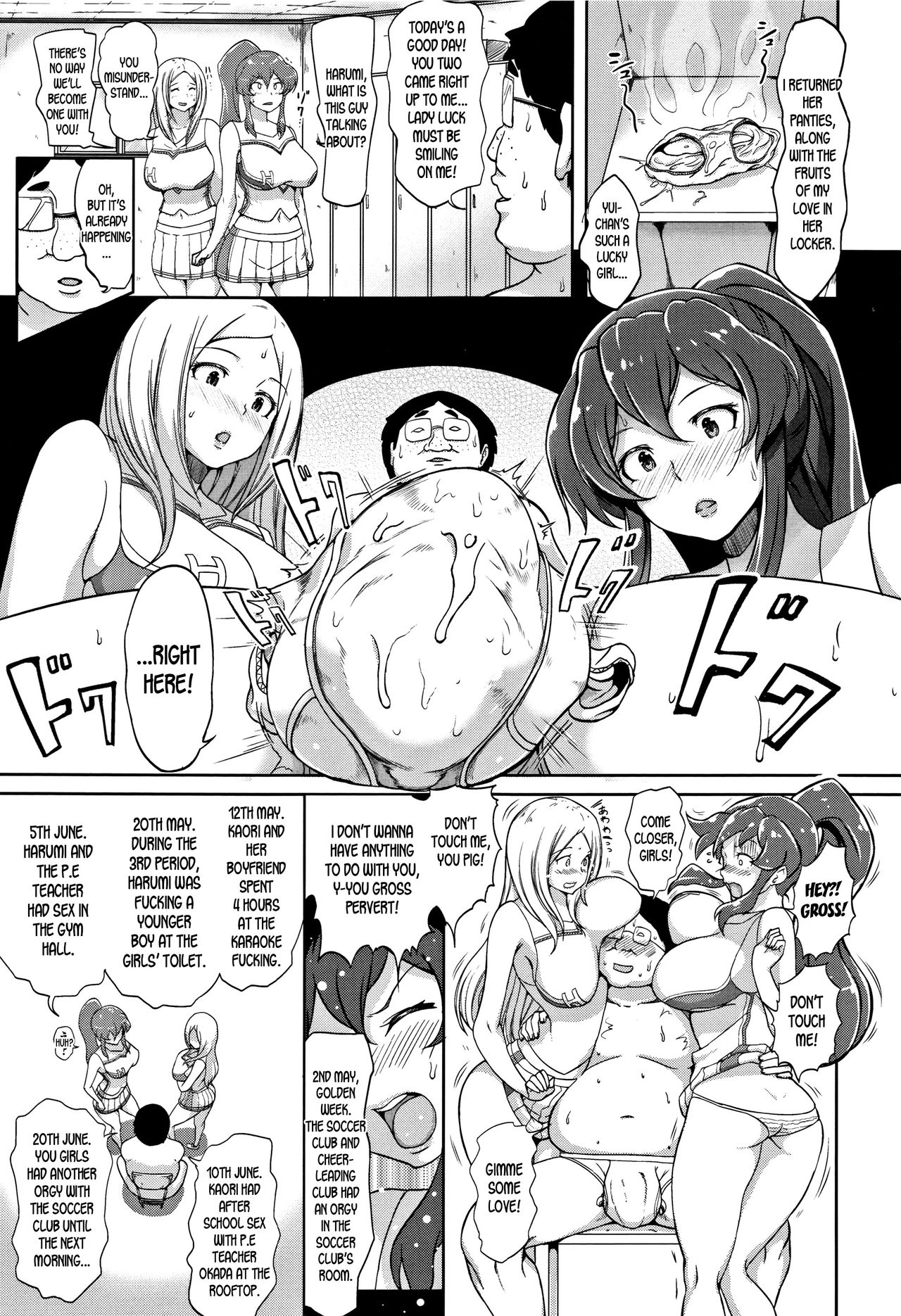 [Ao Madousi] Inshuu Cheer Girl | Lewd Scent Cheer Girls (Wakeari Rankou Haraminex!) [English] [desudesu] page 7 full