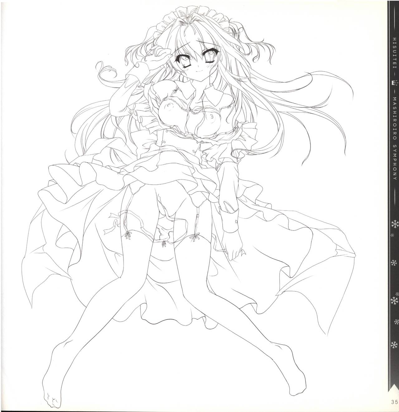 Mashiro-Iro Symphony illustration art book page 35 full
