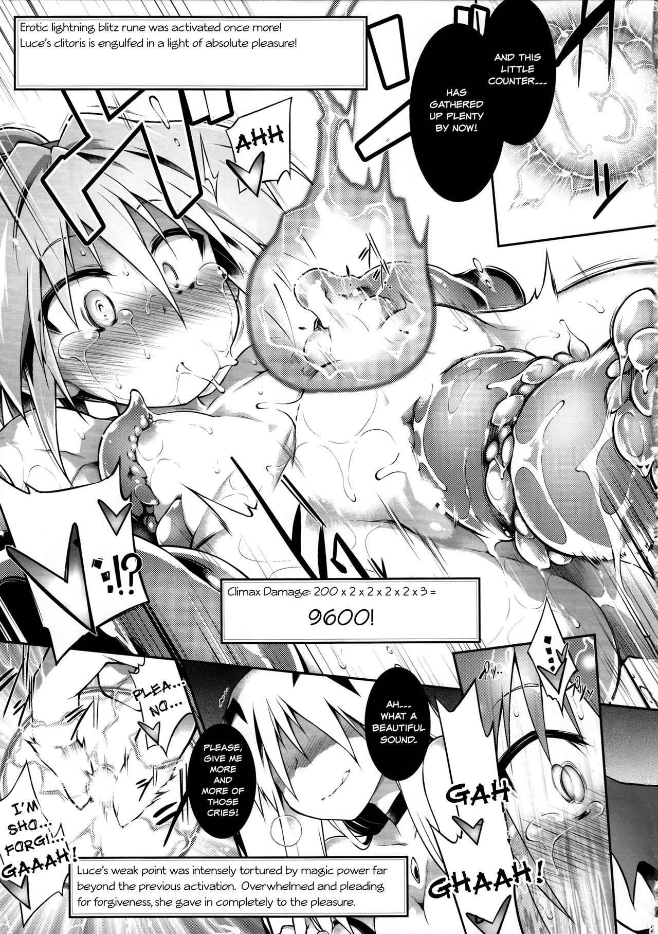 (C90) [Tomoshibiya Koubou (Tomoshibi Hidekazu)] Luce no Ero Trap Dungeon [English] [Szayedt] page 25 full