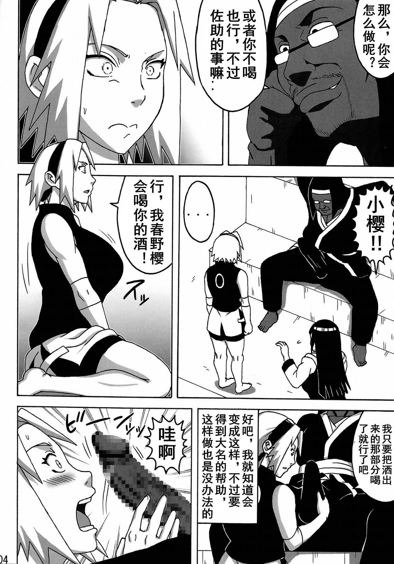 (C87) [NARUHO-Dou (Naruhodo)] SakuHina (NARUTO) [Chinese] page 5 full