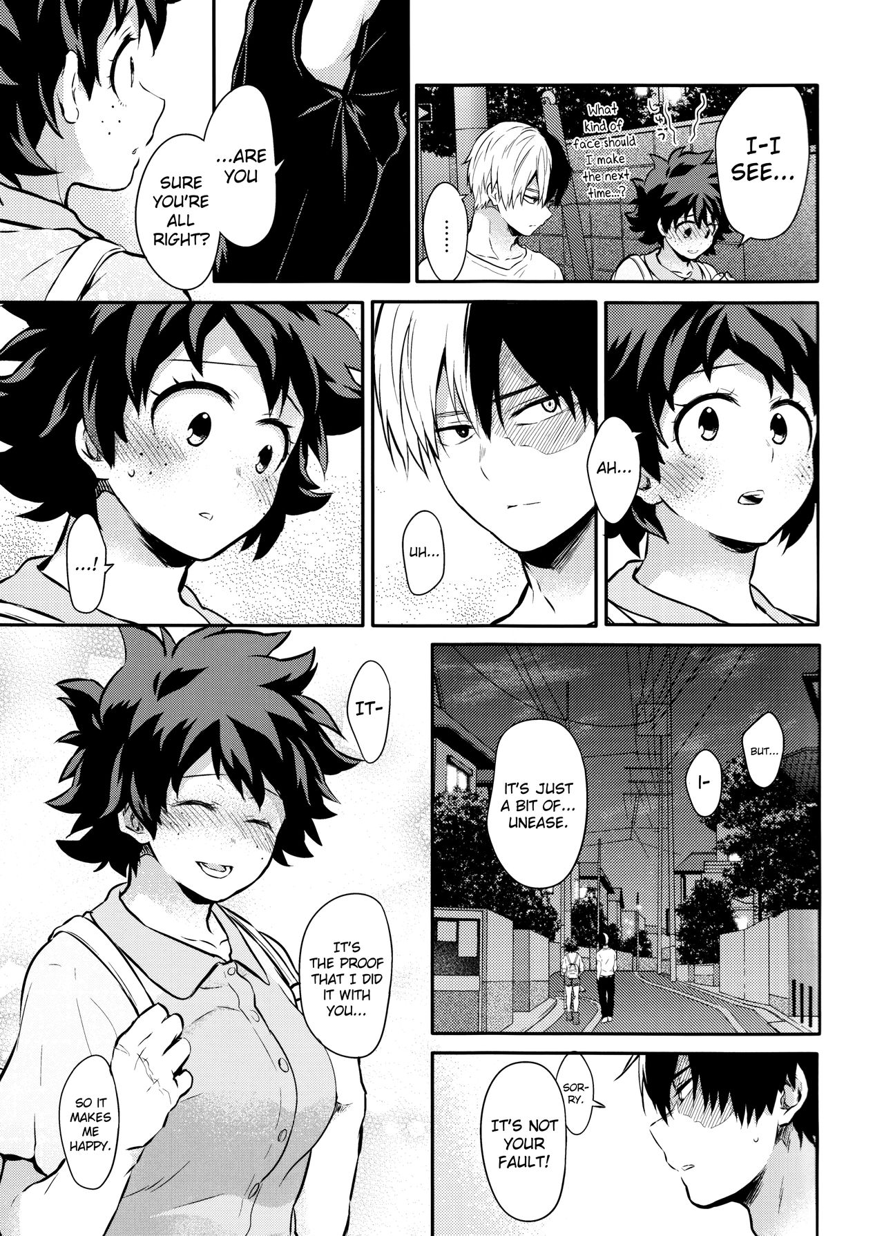 (SUPER27) [Kyujitsusyukkin (Chikaya)] Love Me Tender another story (Boku no Hero Academia) [English] [biribiri] page 13 full