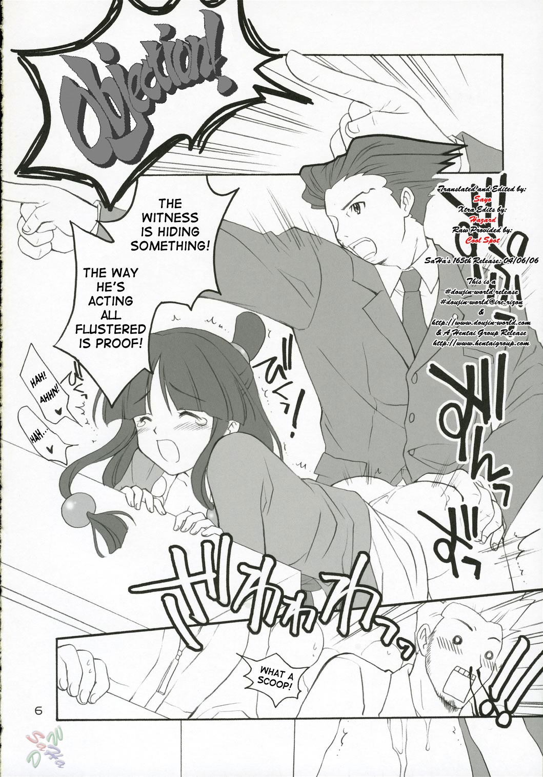 (C69) [Purin Yokochou (Ouka Sushi)] Ippatsu! Gyakutenman (Gyakuten Saiban) [English] [SaHa] page 5 full