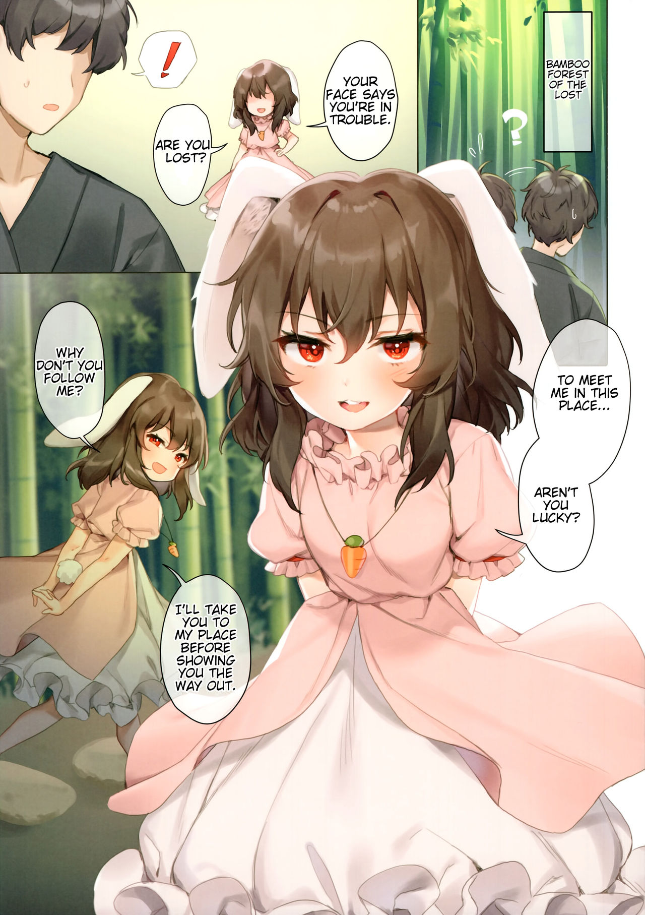 (C95) [somnia (Hajin)] Tewi to Hitobanjuu (Touhou Project) [English] page 2 full