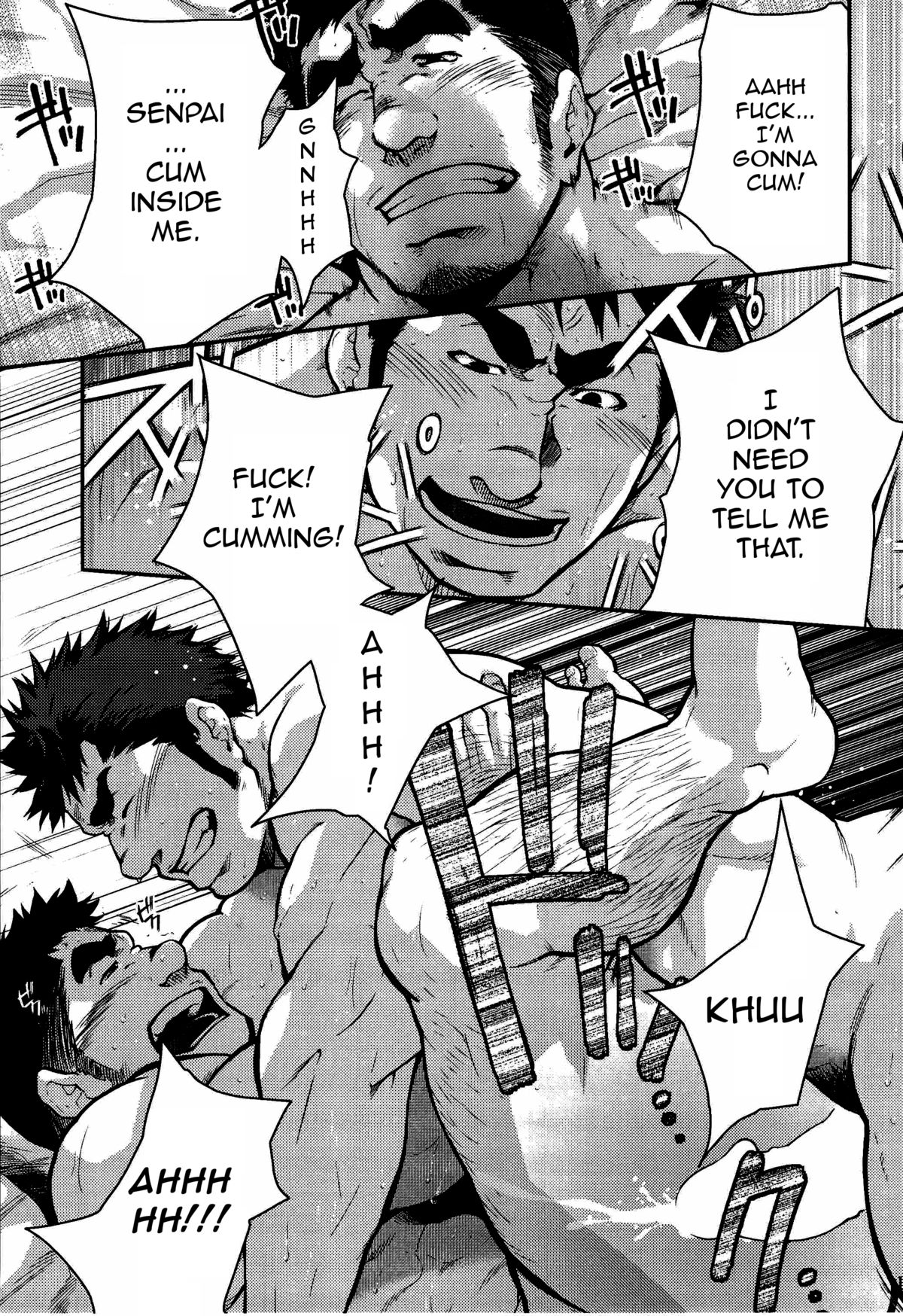(Nikudarake!!!!!! Gachinko Butoukai in chaos) [Kasuga Kikaku (Terujirou)] Gekokujou ni Chousen! | Junior Dominating Senior Challenge! [English] page 16 full