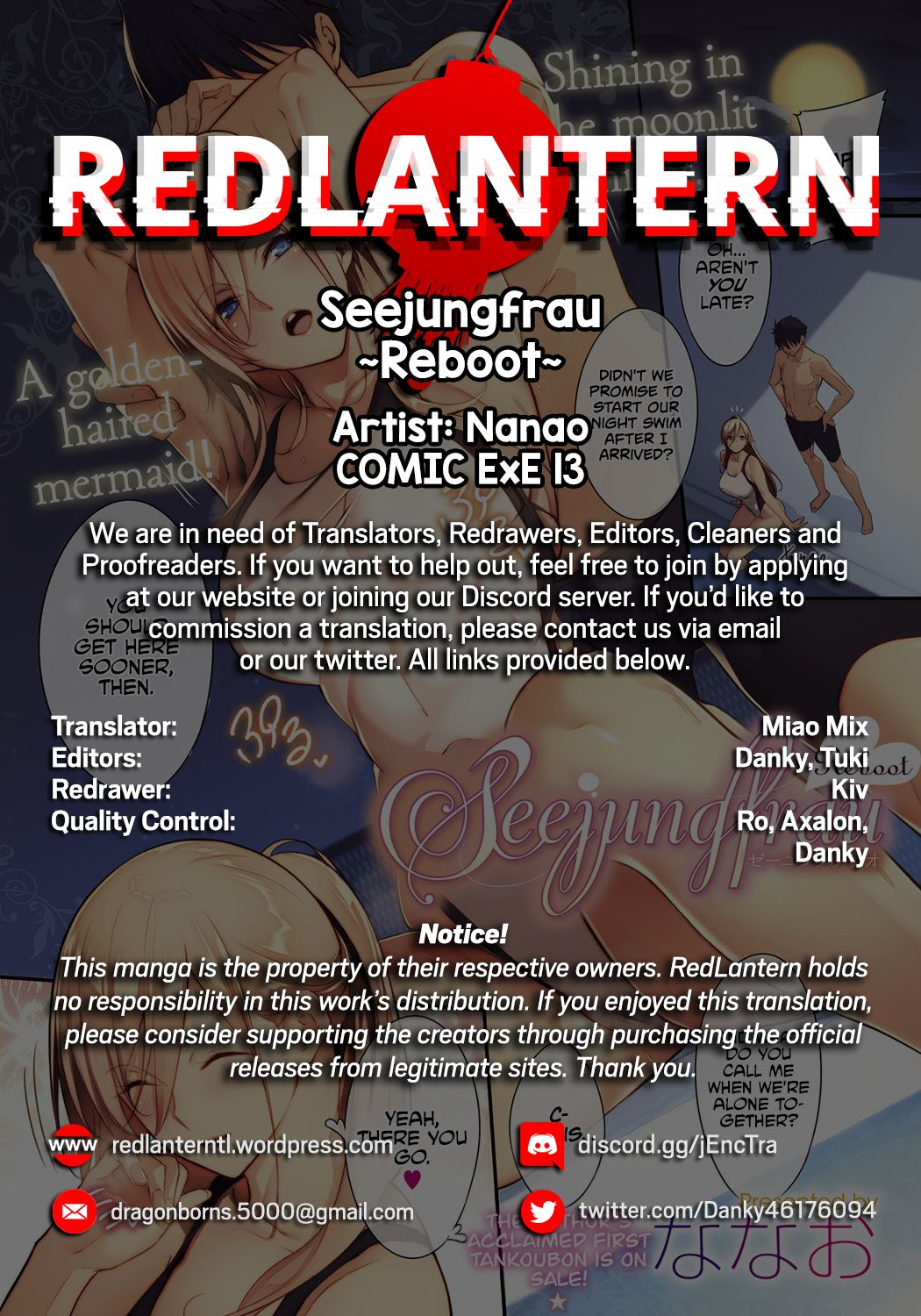 [Nanao] Seejungfrau ~Reboot~ (COMIC ExE 13) [English] [Redlantern] [Digital] page 9 full