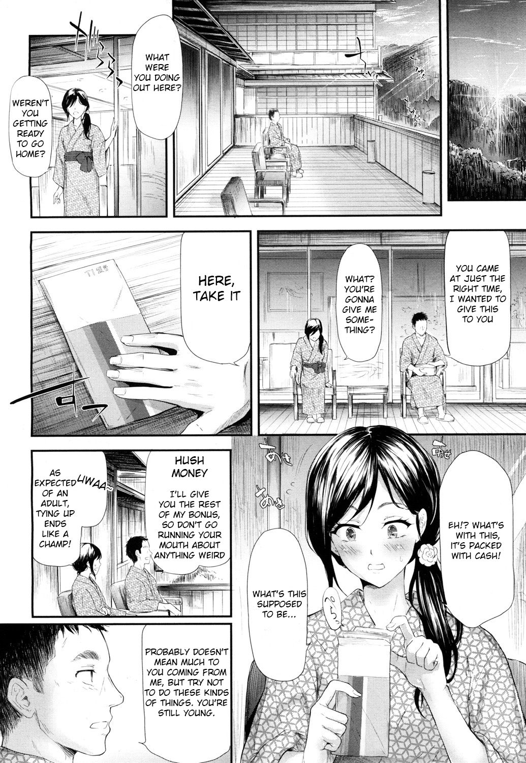 [Shiki Takuto] Namaiki JK Onsen Ryokou 2-haku 3-kka | Cheeky JK Hot Springs Trip - Two Days One Night (COMIC Mugen Tensei 2017-10) [English] [Yuzuru Katsuragi] [Digital] page 40 full