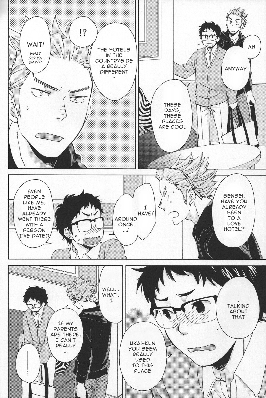 (SUPER22) [Chikadoh (Halco)] Weekend Rendezvous (Haikyuu!!) [English] [Yaoi-Sei] page 7 full