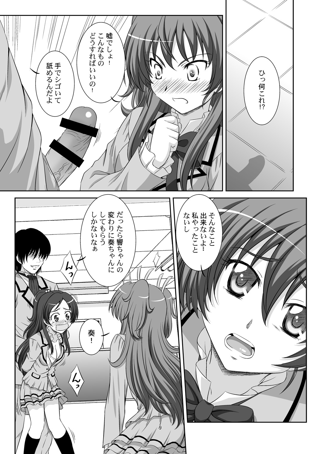 [Taka no Dan (Tanaka Yu-ki)] STAGE. 11 Houjou Hibiki no Utagoe (Suite PreCure) [Digital] page 10 full