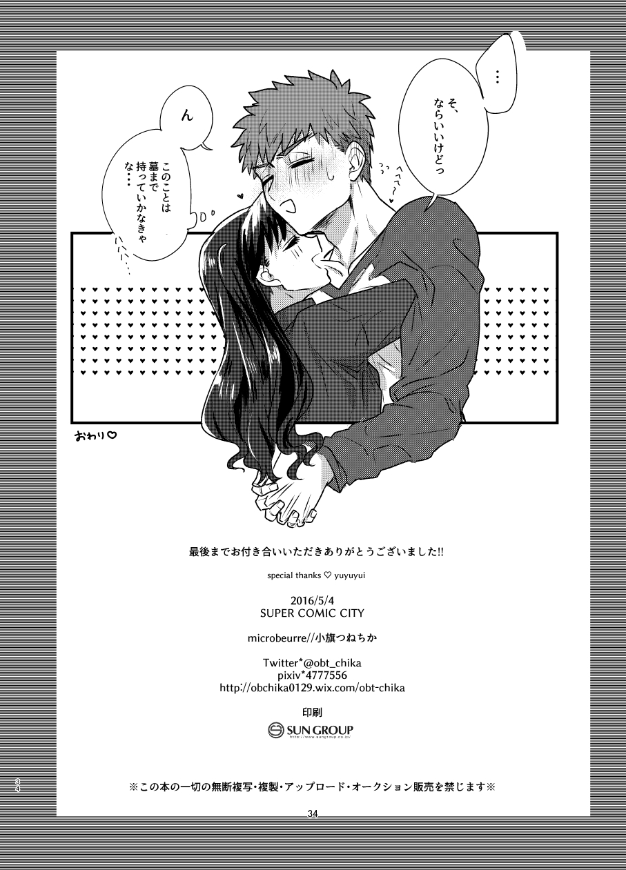 [Microbeurre (Kohata Tsunechika)] Ah! Shirou-kun Abunai (Fate/stay night) [Digital] page 33 full