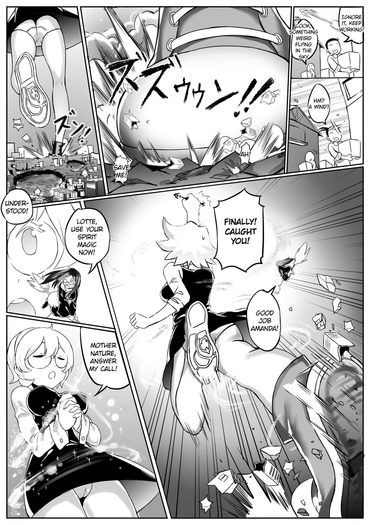 [Ting Fong Jiu Si Yu (Nikaidou Keita)] Kyodai Majo Chuuihou (Little Witch Academia) [English] [EroGPx] [Incomplete] page 15 full