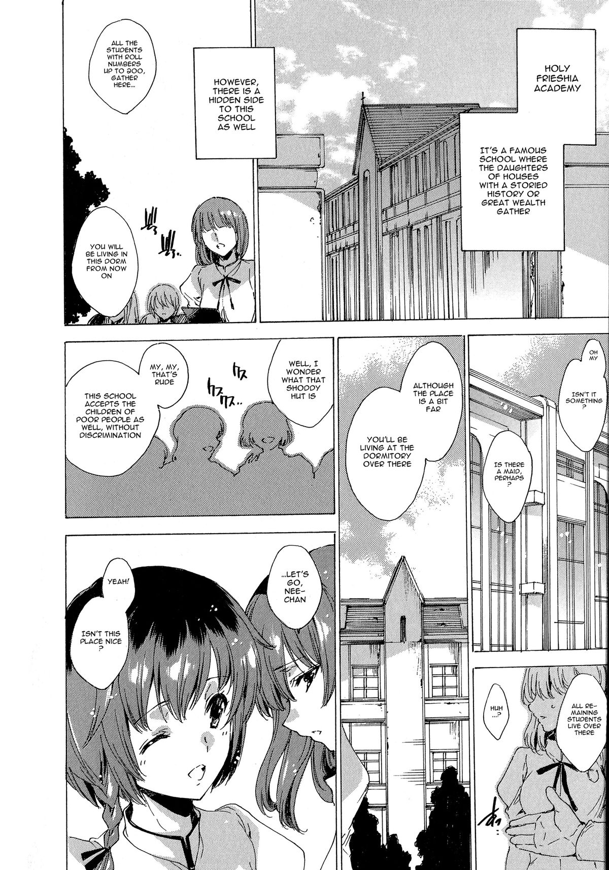 [Yuiga Naoha] Seinaru Manabiya no Sono de | Inside the Holy Garden of Learning [English] {doujin-moe.us} page 12 full