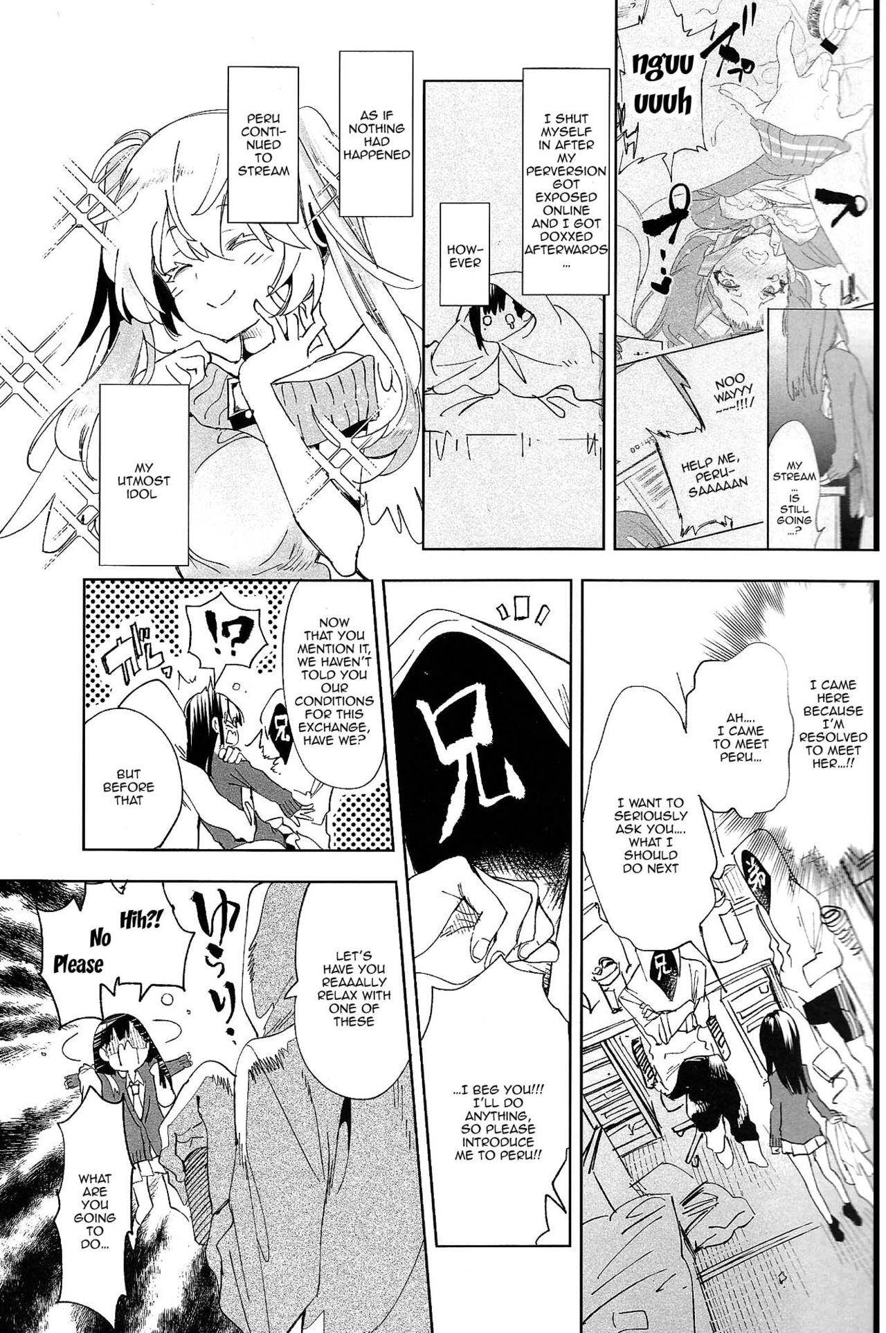 (C94) [Kamishiki (Kamizuki Shiki)] Housoujiko 4 ~Off-Pako JK Ana Ijime~ | Live Streaming Accident 4 [English] {Doujins.com} page 6 full