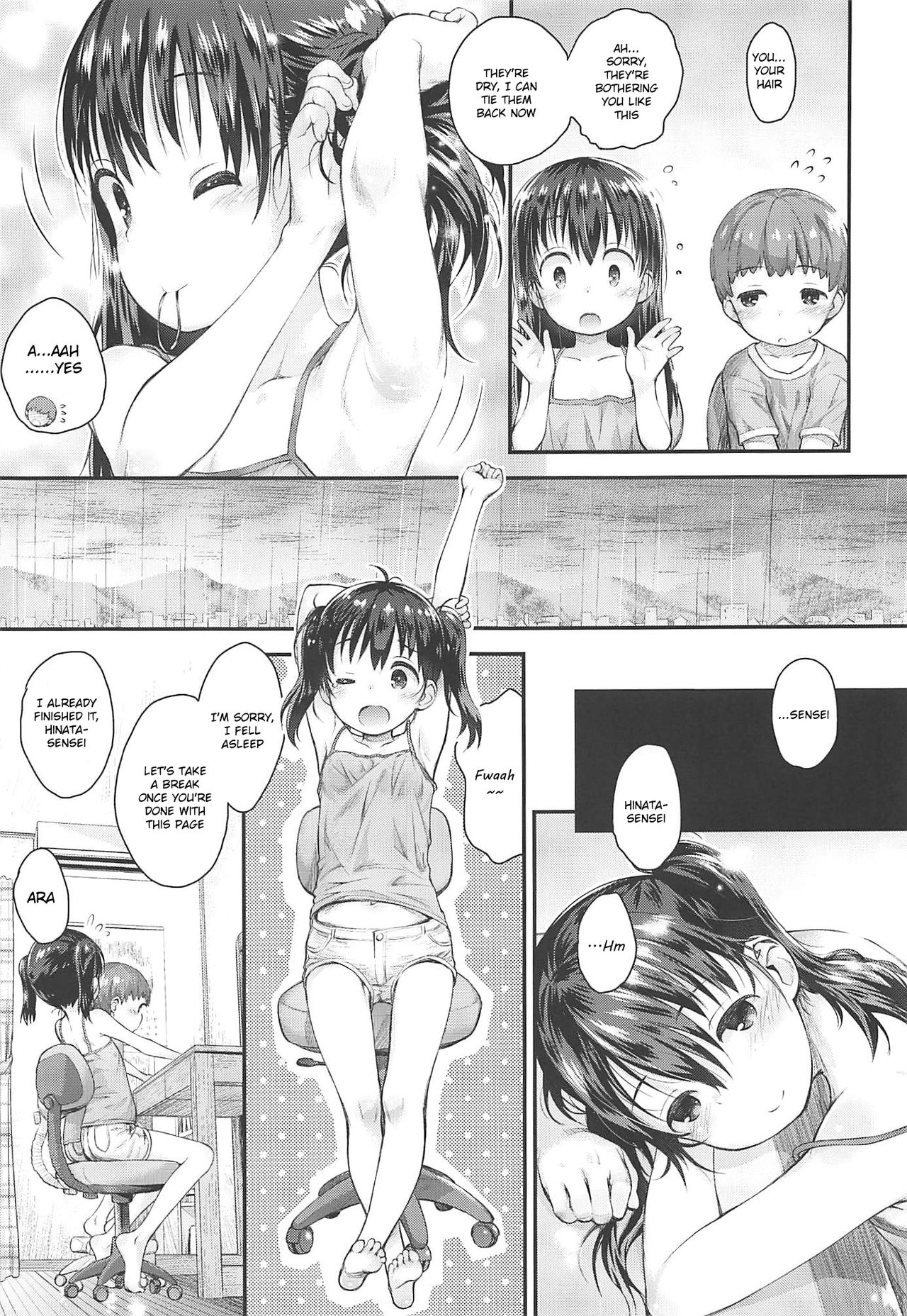 (C96) [Jido-Hikki (Kokekokko Coma)] Hinata Sensei ga Oshiete ageru! (Yama no Susume) [English] page 8 full