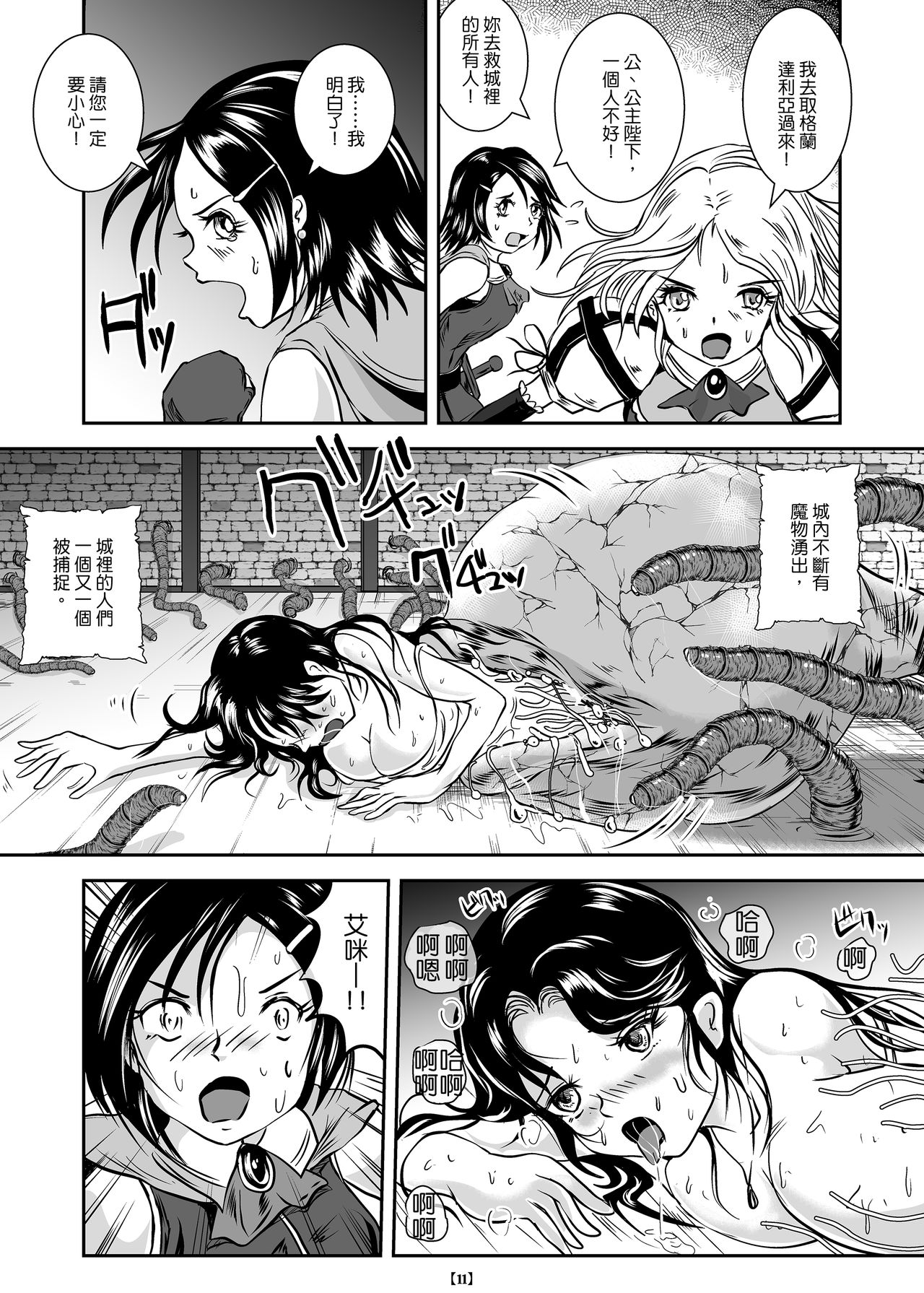 [Erotic Fantasy Larvaturs (Takaishi Fuu)] Marunomijo no Himekishi | 完全吞噬城堡之公主騎士 [Chinese] [Digital] page 14 full