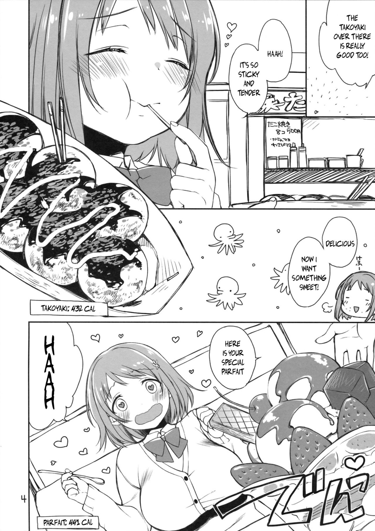 (CT21) [L.L.MILK (Sumeragi Kohaku)] Mimura Kanako wa Yoku Taberu | Mimura Kanako Eats A Lot (THE IDOLM@STER CINDERELLA GIRLS) [English] [Kameden][DECENSORED] page 3 full