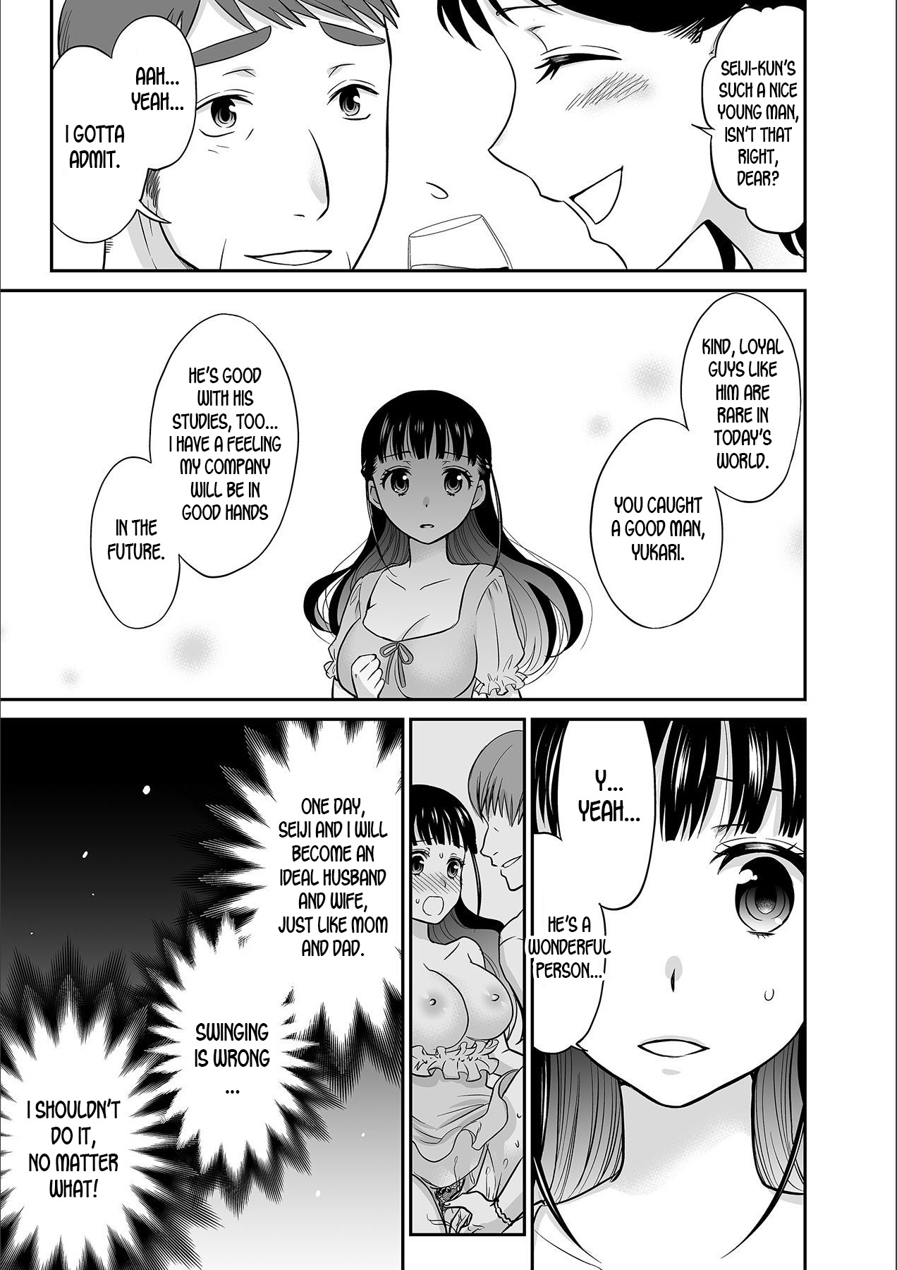 [Rojiro] Kare to no Sex ja Ikenai kara… Atashi no Koko ni Irete Hoshii no Ch.1-3 [English] [desudesu] page 61 full