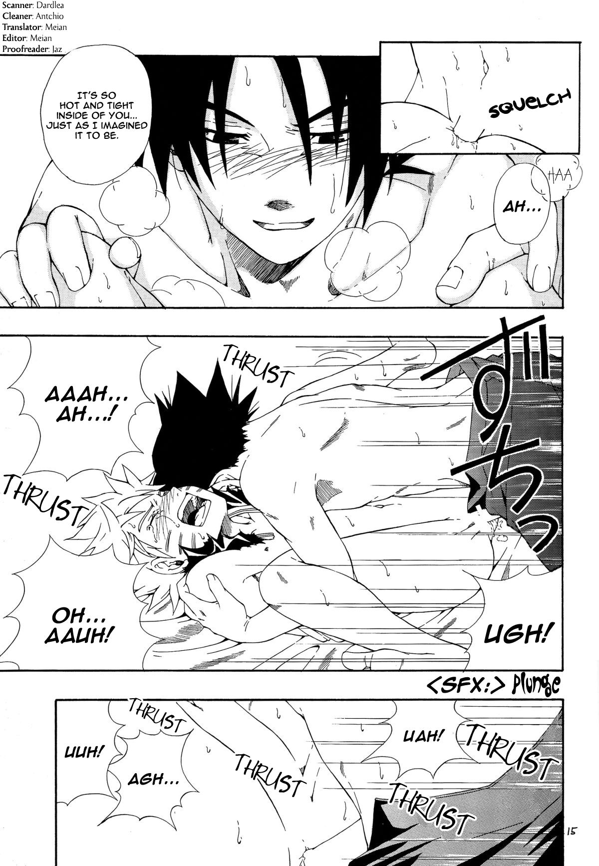 ERO ERO ERO (NARUTO) [Sasuke X Naruto] YAOI -ENG- page 13 full