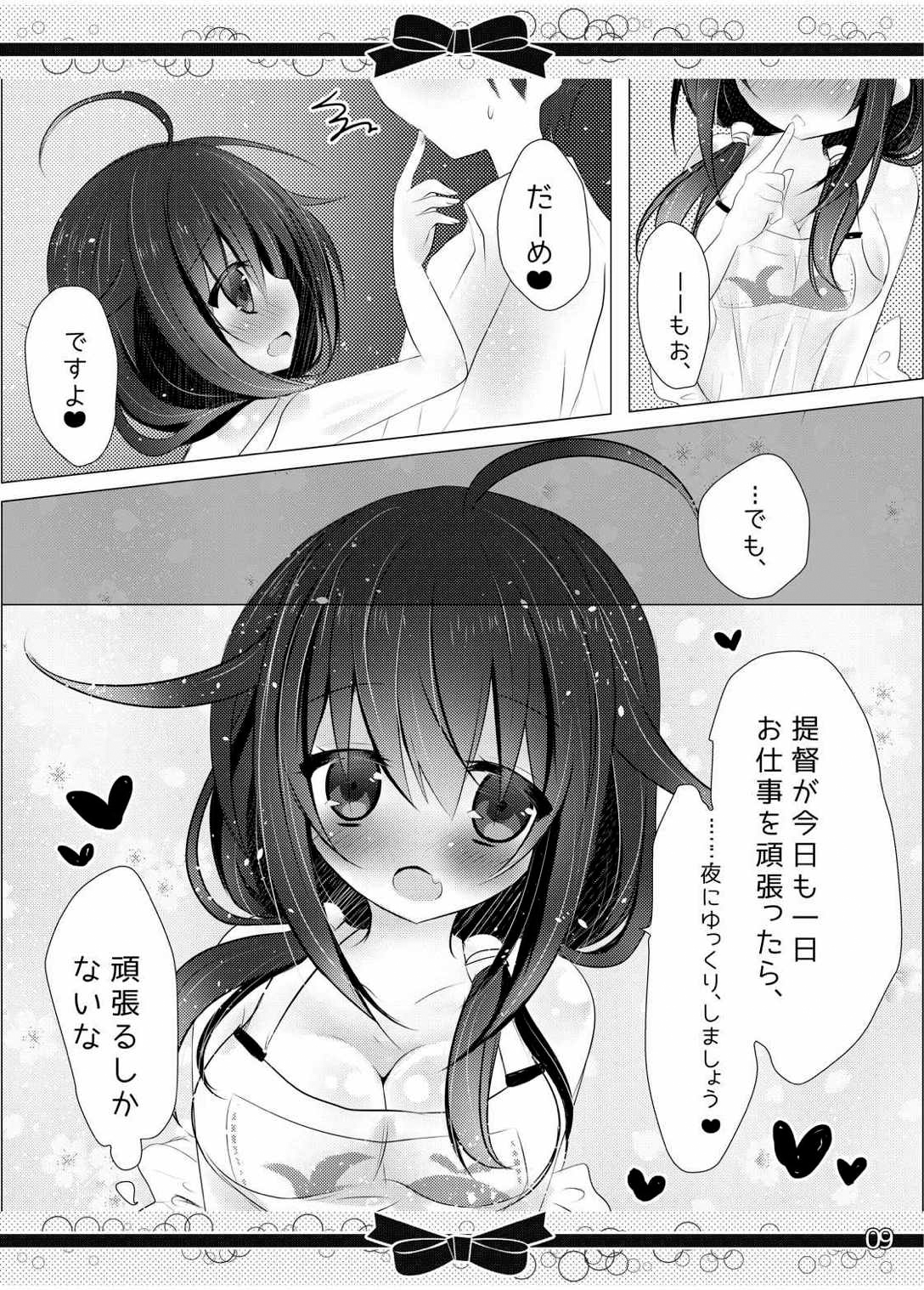 (C88) [Milk+ (Minatsuki Hina)] Marriage Ring no, Ato ni. (Kantai Collection -KanColle-) page 8 full