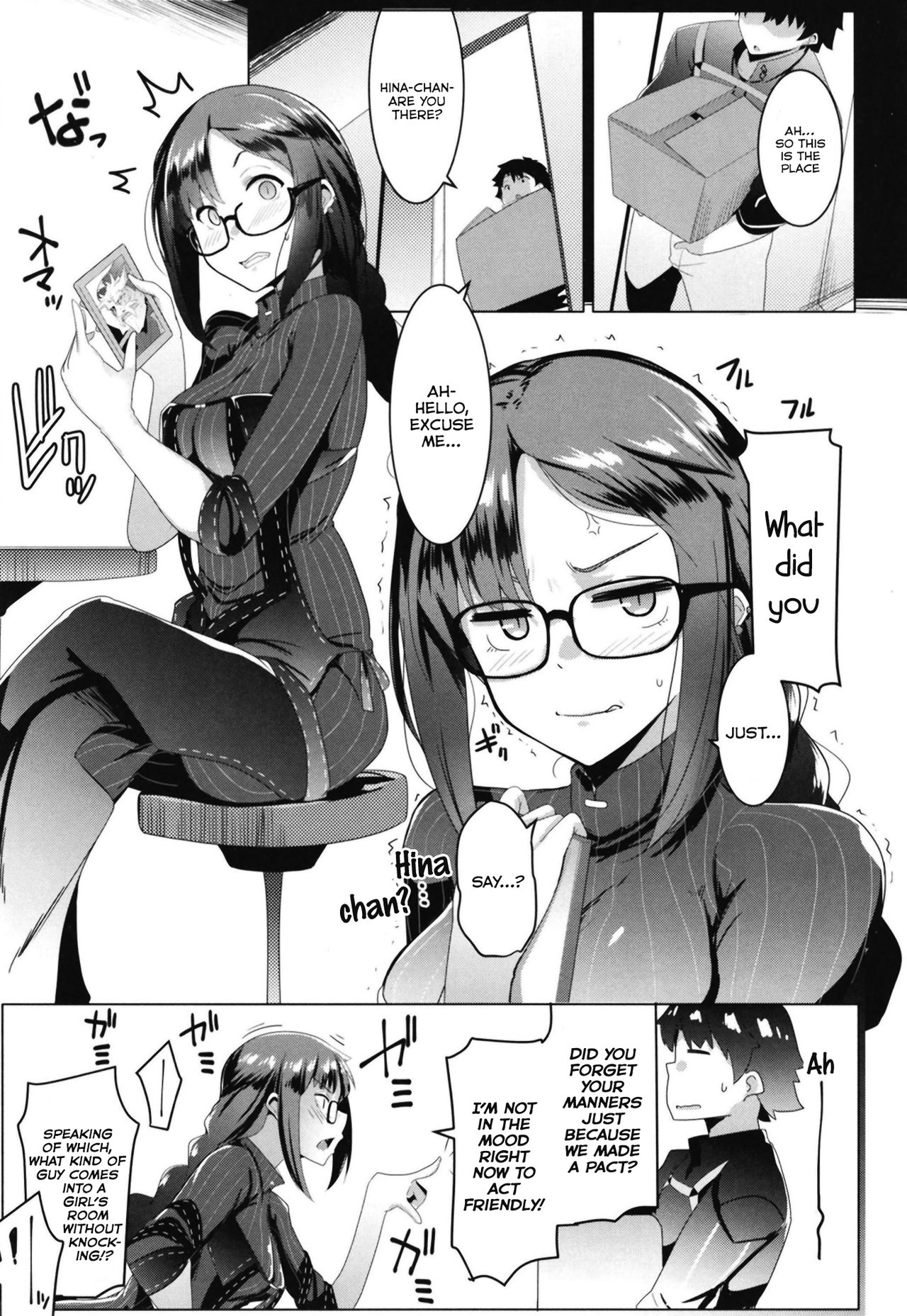 [Hitsuji Kikaku (Muneshiro)] Megane Kyuuketsu-shu no Uwaki Gokko (Fate/Grand Order) [English] [NHNL] [Digital] page 5 full