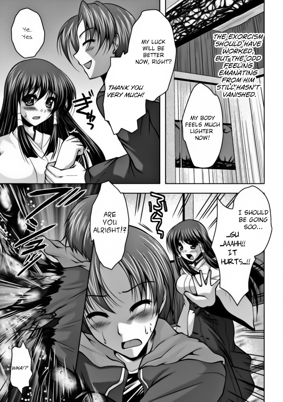 [Matsunami Rumi] Chakusou Play Ch. 4 Exorcist Miko [English] [Little White Butterflies] page 4 full