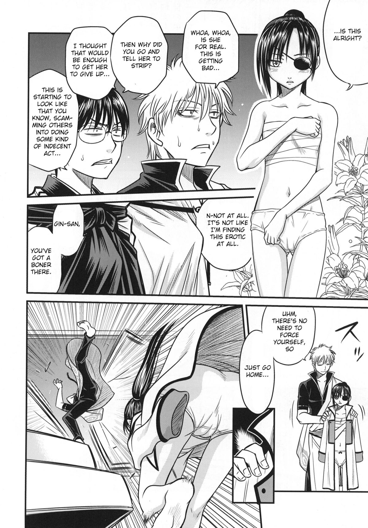 [Studio Tar (Kyouichirou)] Yagyuu Kyuu-chan no Inbou!! (Gintama) [English] [NEETouRyu Dojo] [Digital] page 7 full