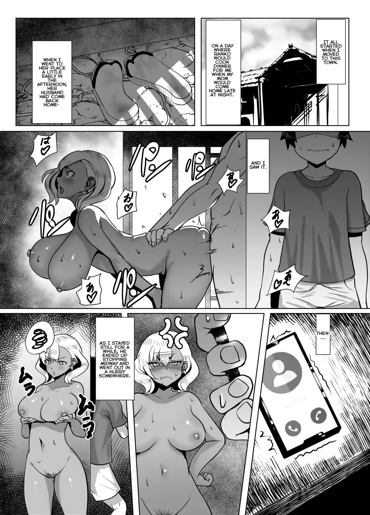 [Yumenekoya (Muunyan)] Kuro Gal Hitozuma to Natsuyasumi [English] [Nisor] [Digital] page 8 full