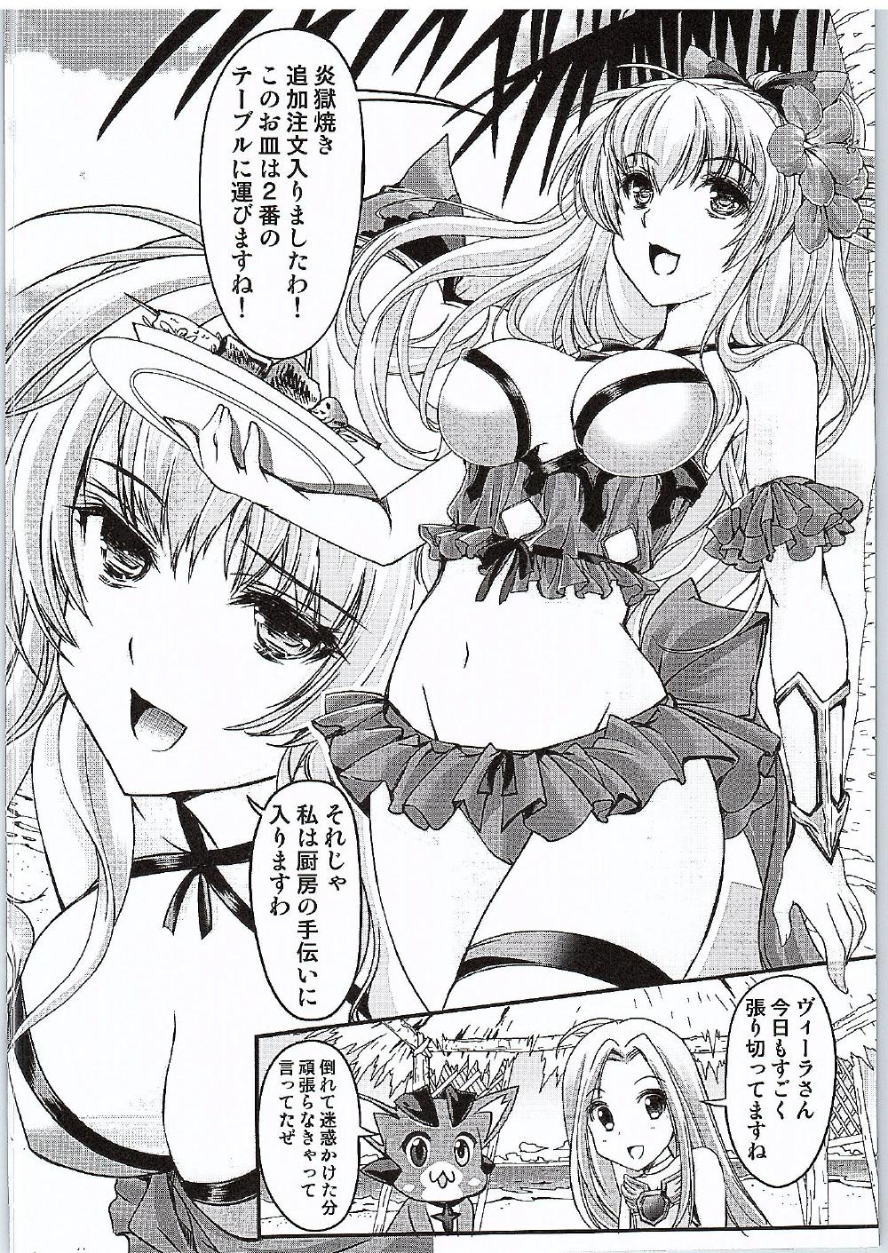 (SC2016 Winter) [HIGH RISK REVOLUTION (Aizawa Hiroshi)] Manatsu no Yoru no Akumu (Granblue Fantasy) page 3 full