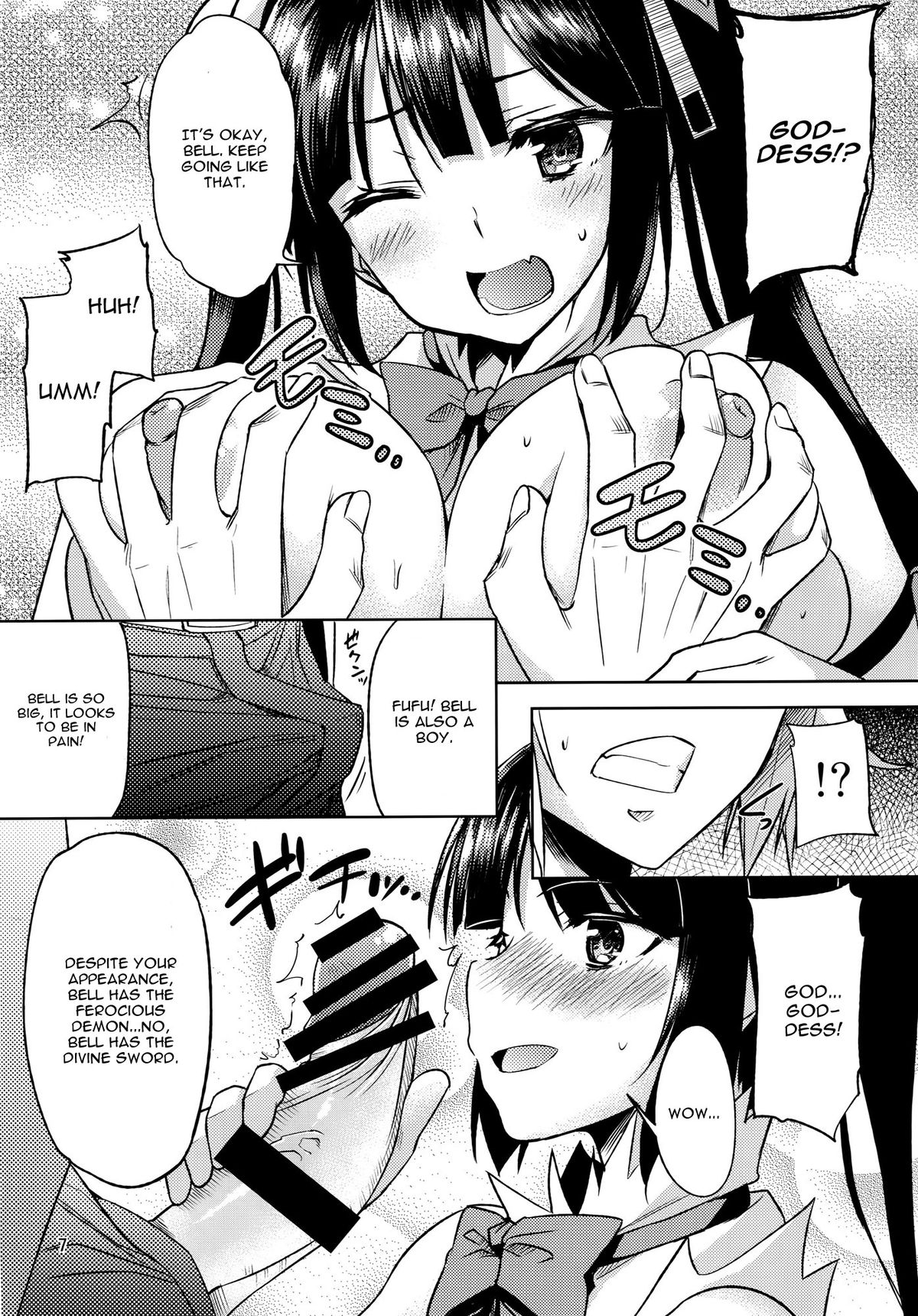 (Tora Matsuri 2015) [RADICAL DASH (Miyane Aki)] Bell Love (Dungeon ni Deai o Motomeru no wa Machigatteiru Darou ka) [English] [CGrascal] page 6 full