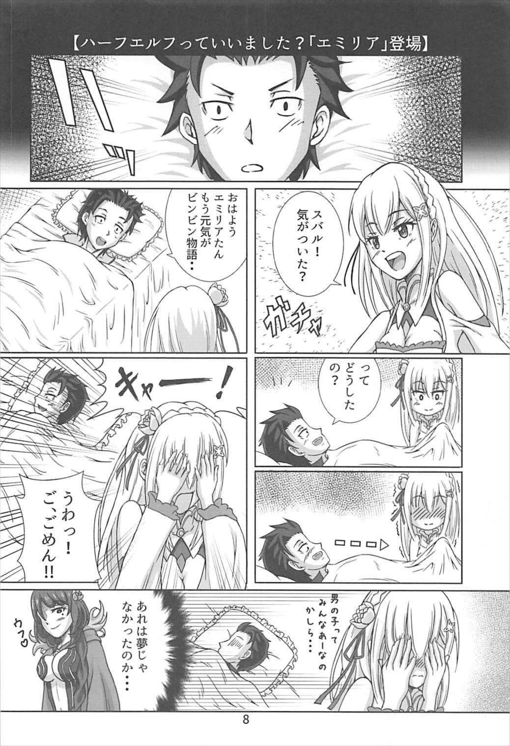 (C91) [Tomaya no Taki (Kuro)] Re:Iku made Tsuzukeru Isekai Seikatsu (Re:Zero kara Hajimeru Isekai Seikatsu) page 7 full