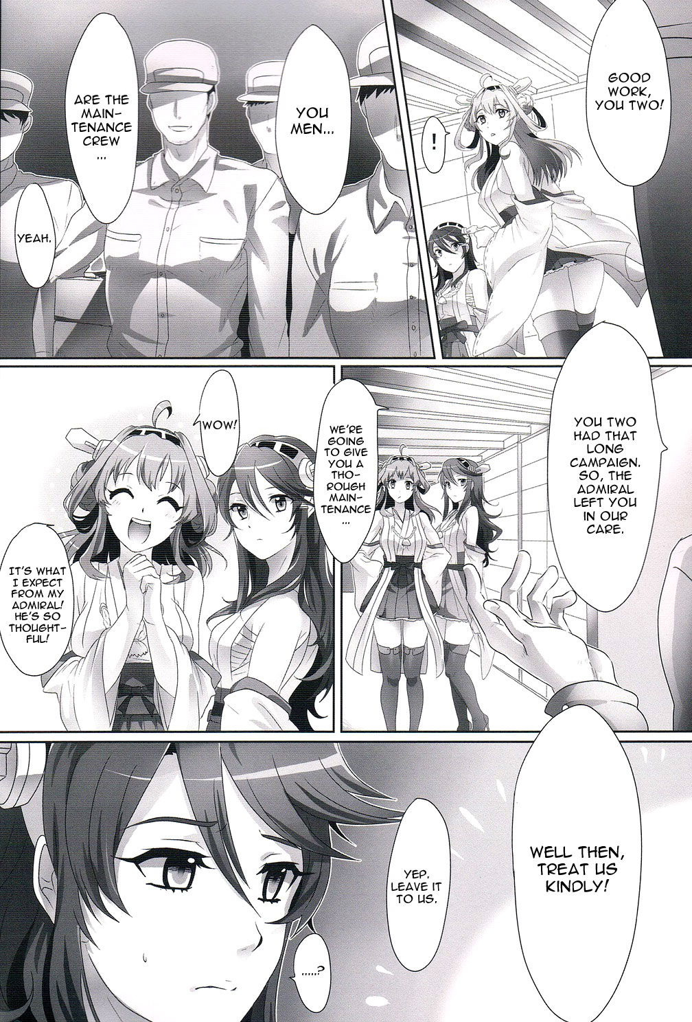 (Houraigekisen! Yo-i! 3Senme!) [Mochimochi Carnevale (Ikezaki Misa)] Kannai Seibi Nisshi (Kantai Collection) [English] [CGrascal] page 3 full