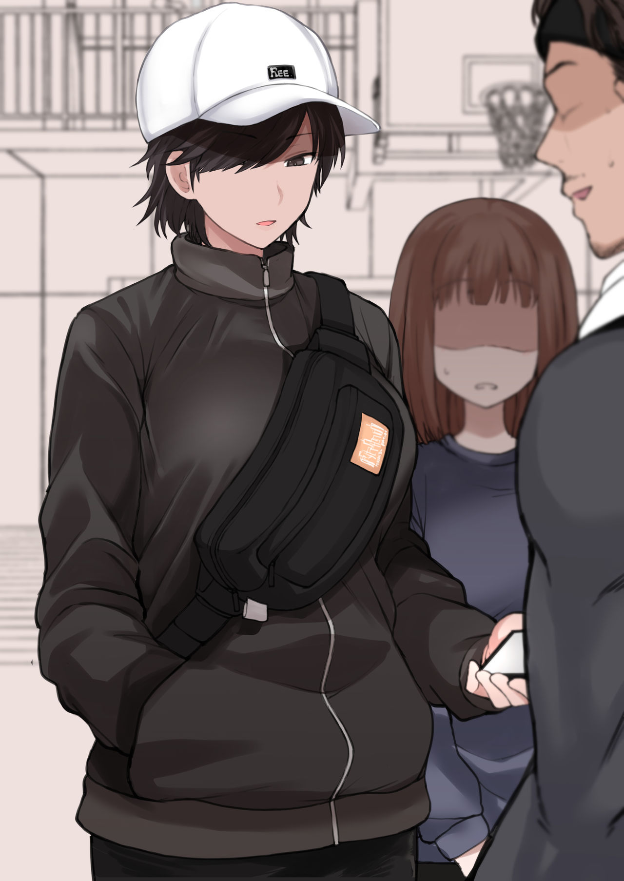 [Terasu MC] Twitterにうｐしたボーイッシュ高身長スポーツ女子の絵のNTR視点絵 page 7 full