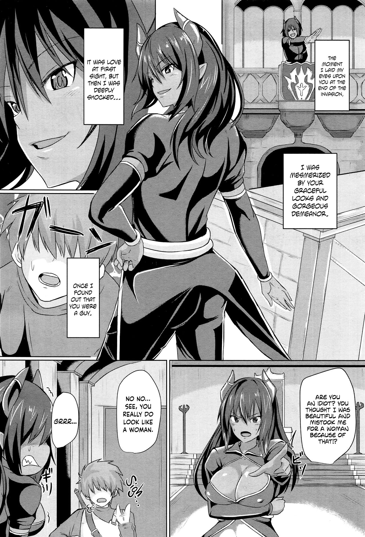 [Demio] The Demon King Who Was Turned Into A Woman | Onna ni Sareta Maou-sama (COMIC Unreal 2017-04 Vol. 66) [English] {Hennojin} page 4 full