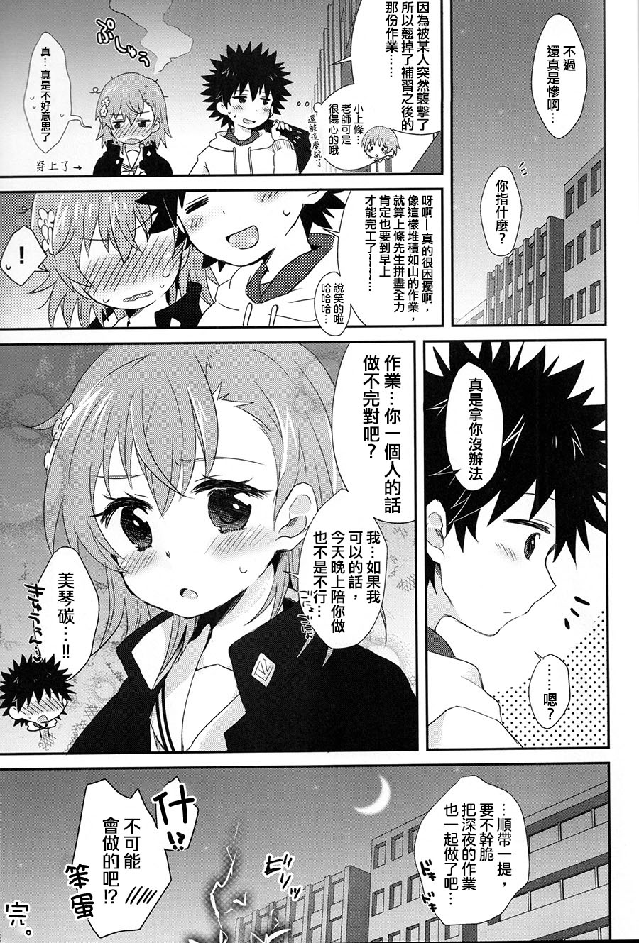 (C85) [fusulululu/ECLAIR/me/hachi/urutoramega (Various)] Kamikoto Collection (Toaru Majutsu no Index) [Chinese] [Incomplete] page 11 full